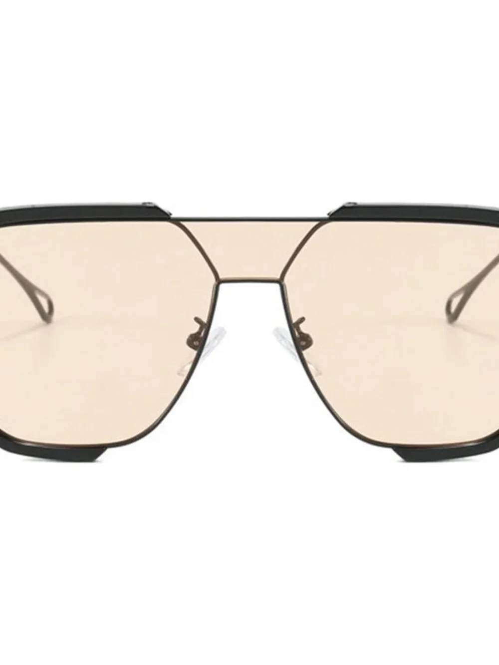 Stylish Oversized Square Eyewear with UV400 Shield - Perfect for Outdoor Trends
